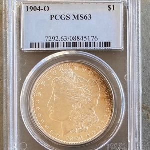 1904-O Morgan Silver Dollar PCGS MS-63